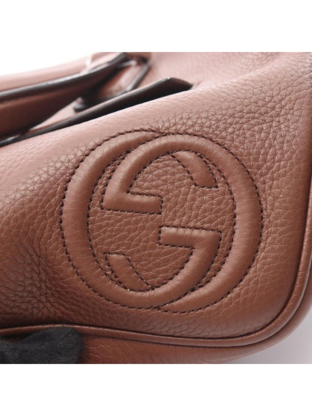 Gucci Briefcase Interlocking 2-Way Brown Leather - Picture 8 of 10